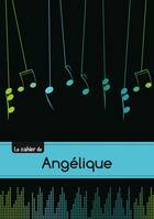 Le carnet d'Angélique - Musique, 48p, A5