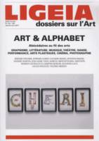 LIGEIA N°153/156. Art & alphabet. Janvier/juin 2017