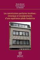 Les commissions paritaires locatives : chronique et enseignements d'une expérience-pilote ...