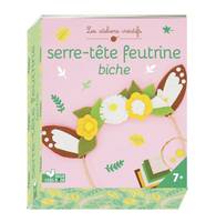 Serre-tête feutrine biche - mini coffret avec accessoires