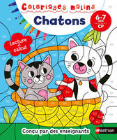 Coloriages malins: Les chatons - Lecture et calcul CP