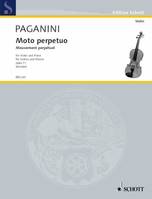 Moto perpetuo, op. 11. violin and piano.