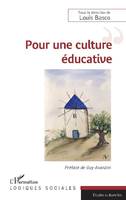 Pour une culture éducative, Préface de guy avanzini