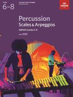 Percussion Scales & Arpeggios Grades 6-8, From 2020