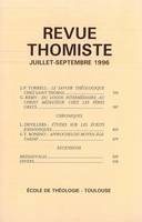 Revue thomiste - N°3/1996