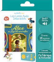 COFFRET LIVRE AUDIO - ALICE AUX PAYS DES MERVEILLES