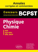 Physique chimie, Concours bcpst 2018, 2019, 2020, 2021