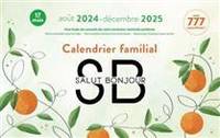 CALENDRIER FAMILIAL SALUT BONJOUR 2024-2025