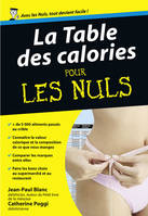 Table des calories Poche Pour les nuls