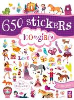 Bloc 500 stickers - 100% filles