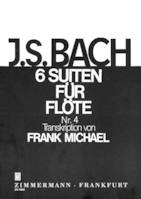 Six suites, Nr. 4. BWV 1010. flute.