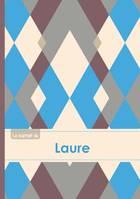 Le carnet de Laure - Lignes, 96p, A5 - Jacquard Bleu Gris Taupe