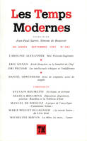 Les Temps Modernes N° 542 septembre 91