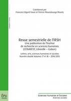 REVUE SEMESTRIELLE DE L'IRSH