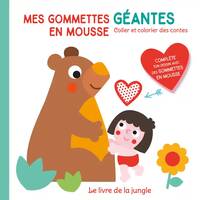 Le livre de la jungle Mes gommettes géantes en mousse