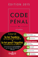 Code pénal 2015 - 112e éd.