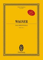 Das Rheingold, Der Ring des Nibelungen. WWV 86 A. soloists and orchestra. Partition d'étude.