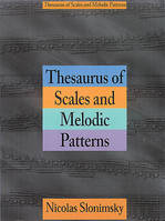 NICOLAS SLONIMSKY : THESAURUS OF SCALES AND MELODIC PATTERNS - GUITARE