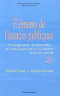 Éléments de finances publiques