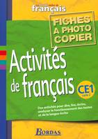 Le Nouvel Atelier de Français CE1 2002 Fiches à photocopier