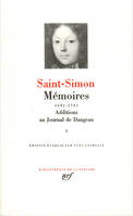 Mémoires / Saint-Simon ., 1, 1691-1701, Mémoires / Additions au Journal de Dangeau (Tome 1)