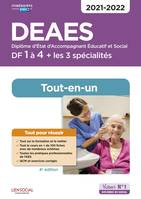 DEAES - DF 1 à 4 - Préparation complète pour réussir sa formation - Les 3 spécialités - Tout-en-un, Diplôme d'état d'accompagnant éducatif et social