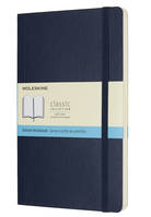 Carnet Classic Couverture souple, Bleu Saphir Large 13x21 cm Pointillé