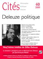 Cités 2009, n° 40, Deleuze politique