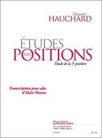 Études des positions, Étude de la 3e position