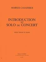 Introduction et solo de concert