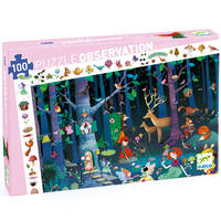 Puzzle observation 100 Pcs - Foret enchantée