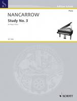 Collected Studies for Player Piano, Study No. 3. mechanical piano.