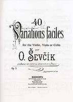 40 Variations Faciles, for the Violin, Viola or Cello