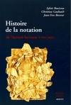 Histoire de la notation de la période baroque à nos jours, de l'époque baroque à nos jours