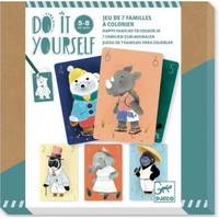 Do It Yourself- Chics Animaux jeu de 7 familles à colorier