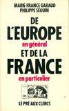 De l'Europe en général et de la France en particulier