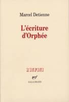 L'écriture d'Orphée