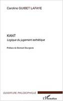 Kant, Logique du jugement esthétique