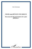 NIGER 1995 RéVOLTE TOUAREGUE, Du cessez-le-feu provisoire à la 
