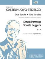 Mario Castelnuovo-Tedesco collection, Due sonate per tromba e pianoforte, Op. 179
