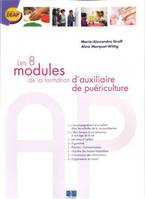 Les 8 modules de la formation d'auxiliaire de puériculture