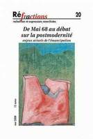 Réfractions N°20 De mai 68 au débat sur la postmodernité