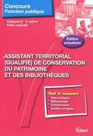 Assistant territorial (qualifié) de conservation du patrimoine et des bibliothèques cat. B, catégorie B, filière culturelle