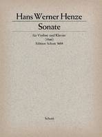 Sonata, for violin and piano. violin and piano.