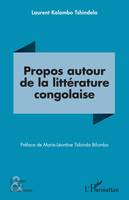 Propos autour de la littérature congolaise