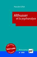 Althusser et la psychanalyse