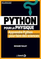 Python pour la physique, Calcul, graphisme, simulation