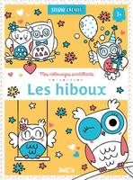 Coloriages scintillants - Les hiboux