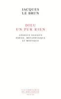 Dieu, un pur rien