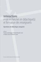 Interactions entre recherches en didactique(s) et formation des enseignants, Questions de didactique comparée